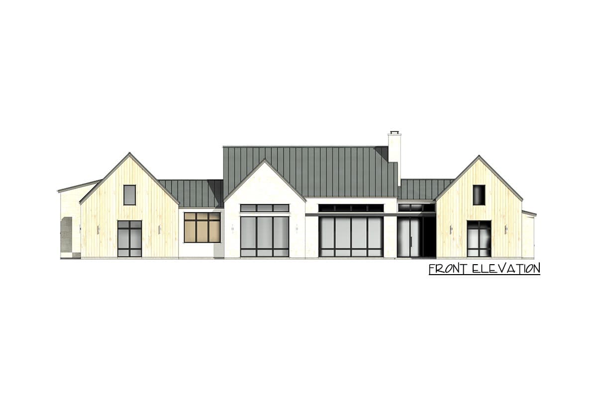 Plan 818045JSS: Contemporary Hill Country Home Plan with Open Concept Layout - Image #20 - Contemporary, Country, Farmhouse, Hill Country, Modern Farmhouse, Rustic, Scandinavian, Transitional