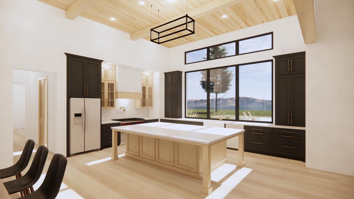 Plan 818045JSS: Contemporary Hill Country Home Plan with Open Concept Layout - Image #6 - Contemporary, Country, Farmhouse, Hill Country, Modern Farmhouse, Rustic, Scandinavian, Transitional