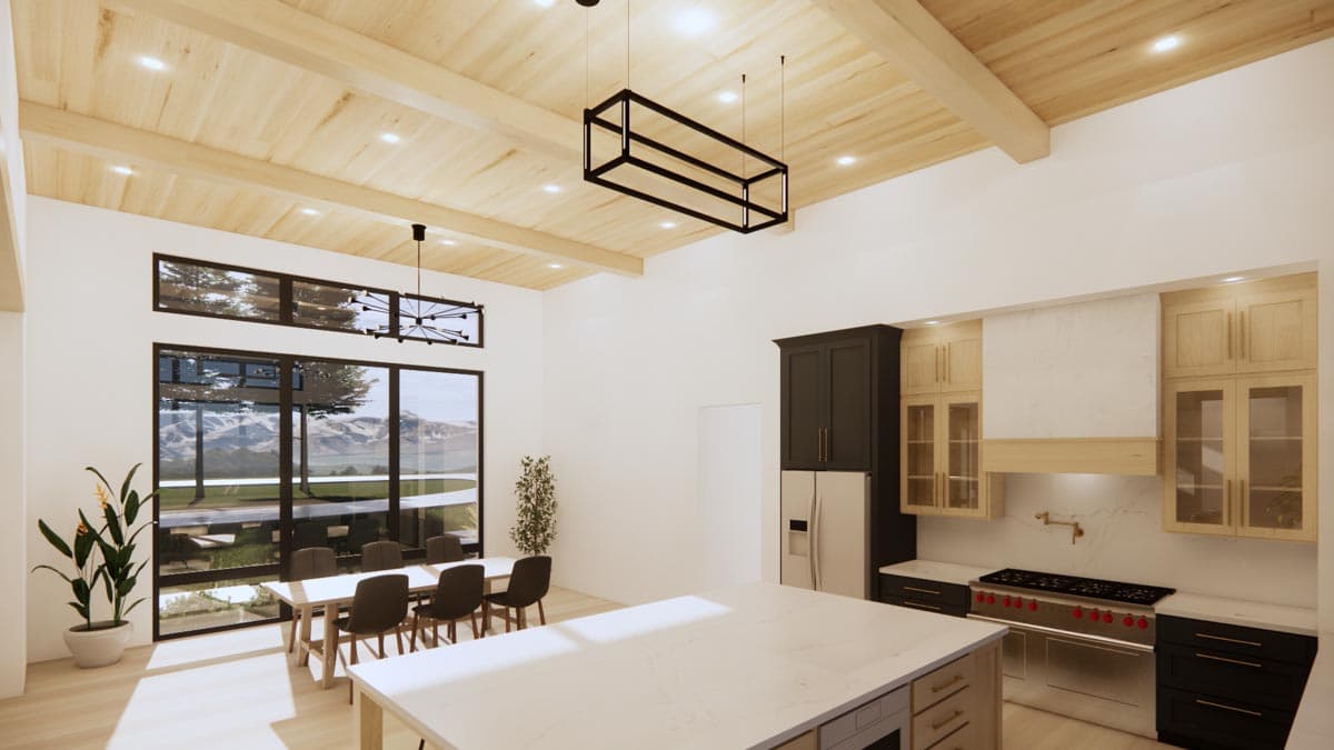 Plan 818045JSS: Contemporary Hill Country Home Plan with Open Concept Layout - Image #7 - Contemporary, Country, Farmhouse, Hill Country, Modern Farmhouse, Rustic, Scandinavian, Transitional