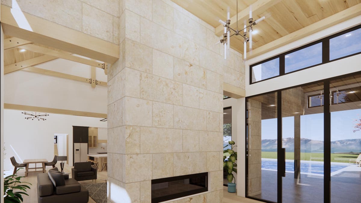 Plan 818045JSS: Contemporary Hill Country Home Plan with Open Concept Layout - Image #10 - Contemporary, Country, Farmhouse, Hill Country, Modern Farmhouse, Rustic, Scandinavian, Transitional