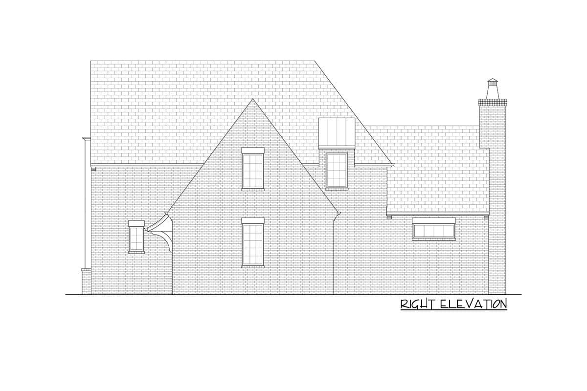 Plan 93162EL: 3-Bed Transitional Cottage House Plan - 2313 Sq Ft - Image #6 - Contemporary, Cottage, European, French Country, New American, Transitional