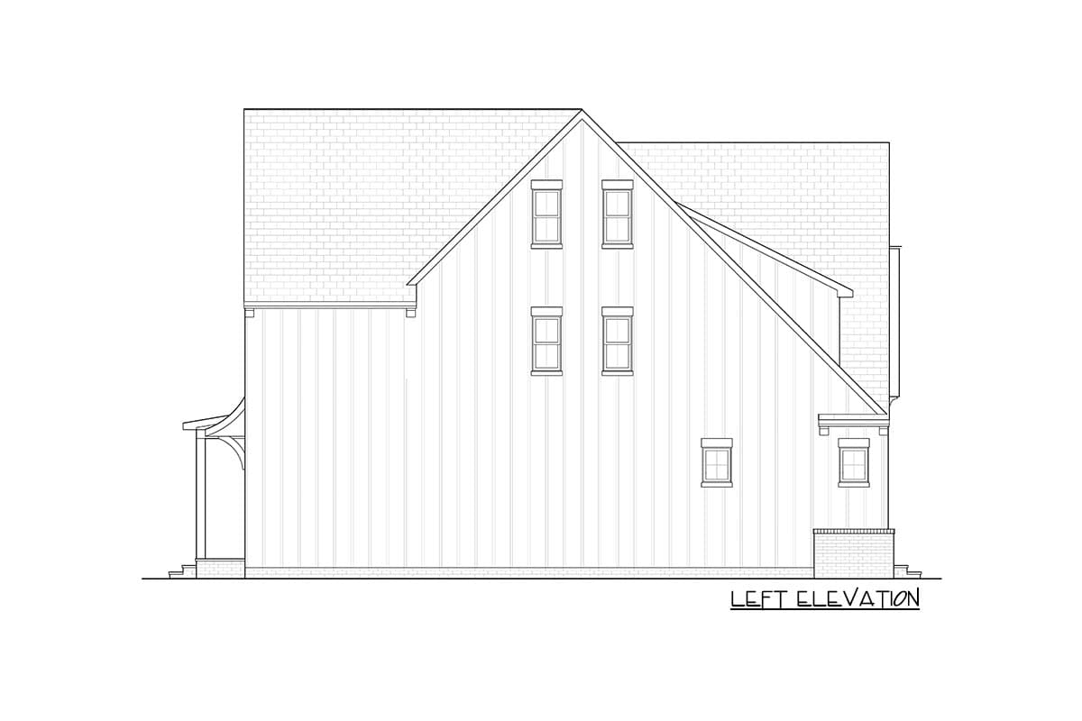 Plan 93163EL: Exclusive Contemporary Tudor with 3rd Floor Game Room - Image #4 - Contemporary, Cottage, European, French Country, New American, Northwest, Transitional
