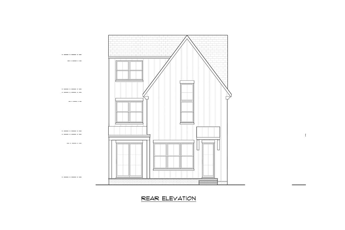 Plan 93163EL: Exclusive Contemporary Tudor with 3rd Floor Game Room - Image #5 - Contemporary, Cottage, European, French Country, New American, Northwest, Transitional