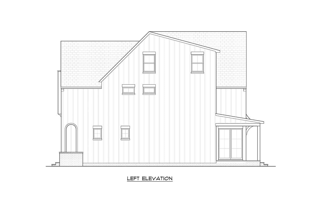 Plan 93163EL: Exclusive Contemporary Tudor with 3rd Floor Game Room - Image #6 - Contemporary, Cottage, European, French Country, New American, Northwest, Transitional