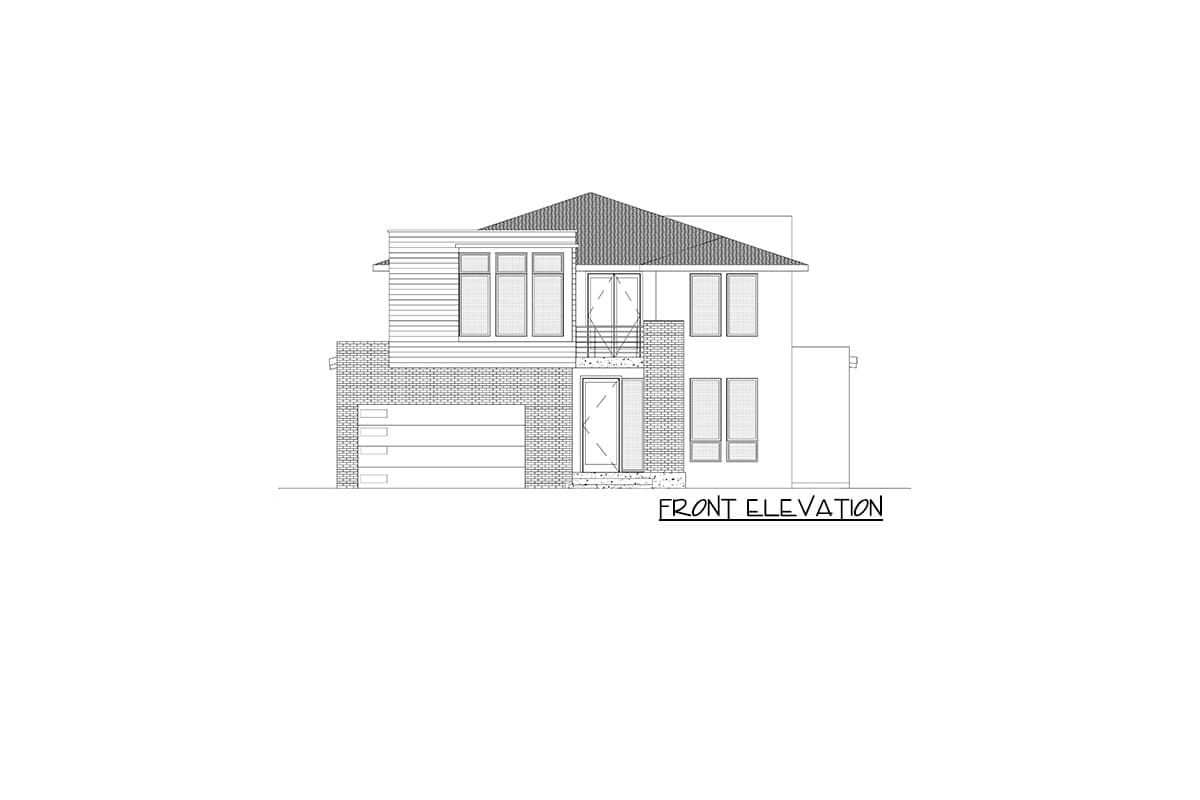 Plan 666193RAF: Modern Home Plan with Rooftop Deck and Walkout Basement - Image #5 - Contemporary, Mid Century Modern, Modern, Northwest