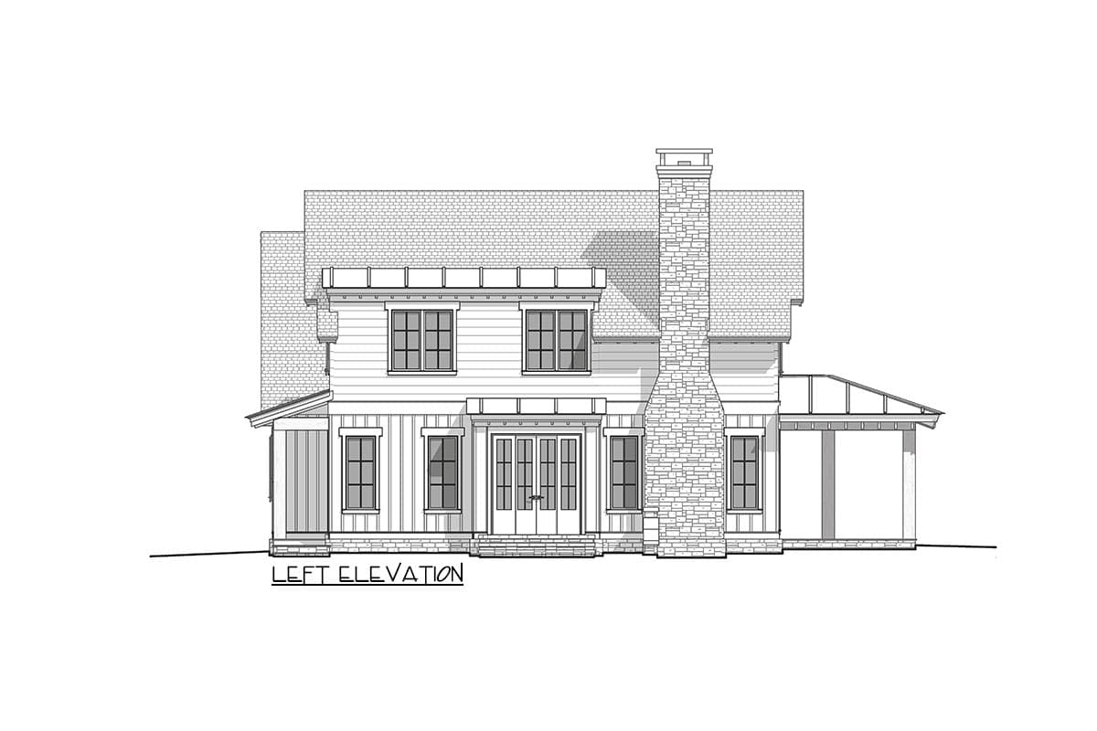 Plan 865020SHW: 1500 Square Foot 2-Bed Cottage with Vaulted Front Porch and Great Room - Image #22 - Cottage, Country, Craftsman, New American, Traditional