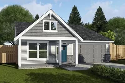 Country Cottage Around 1300 Square Feet with 3 Beds