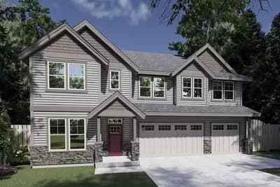 Traditional Home Plan Under 3300 Square Feet with Flex Room