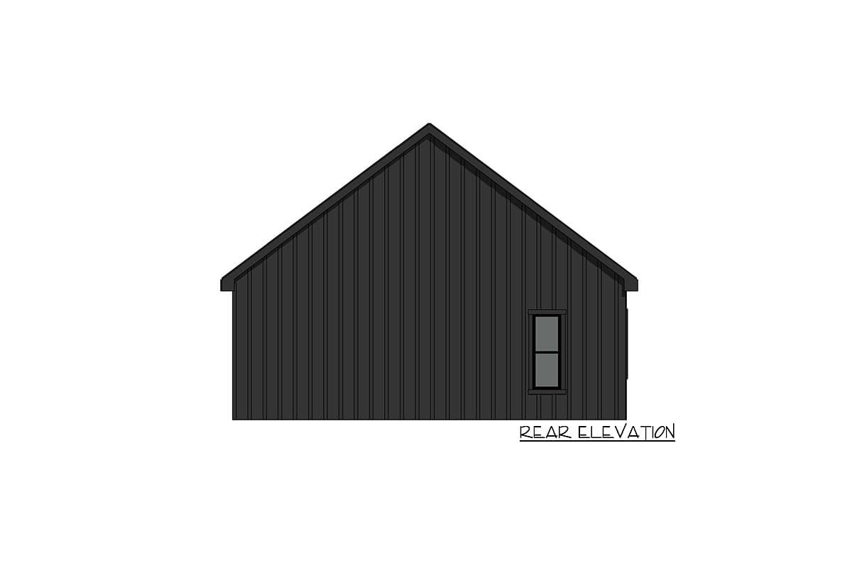 Plan 420087WNT: Exclusive 1-Bed Cabin with 714 Square Feet of Living Space - Image #4 - Cabin, Cottage, Country, Mountain, Rustic