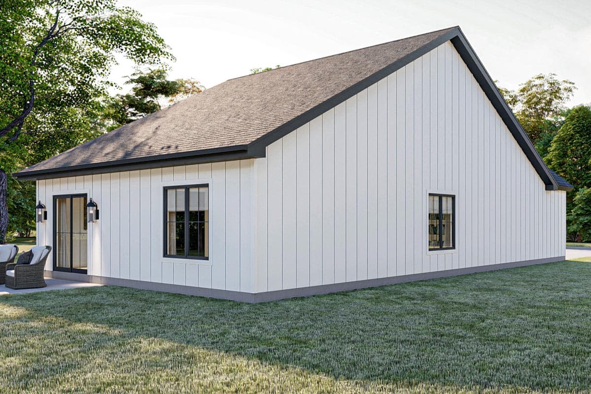 Plan 623214DJ: 2 Bedroom Modern Cottage Under 1250 Square Feet - Image #10 - Cottage, Country, Craftsman, New American, Ranch