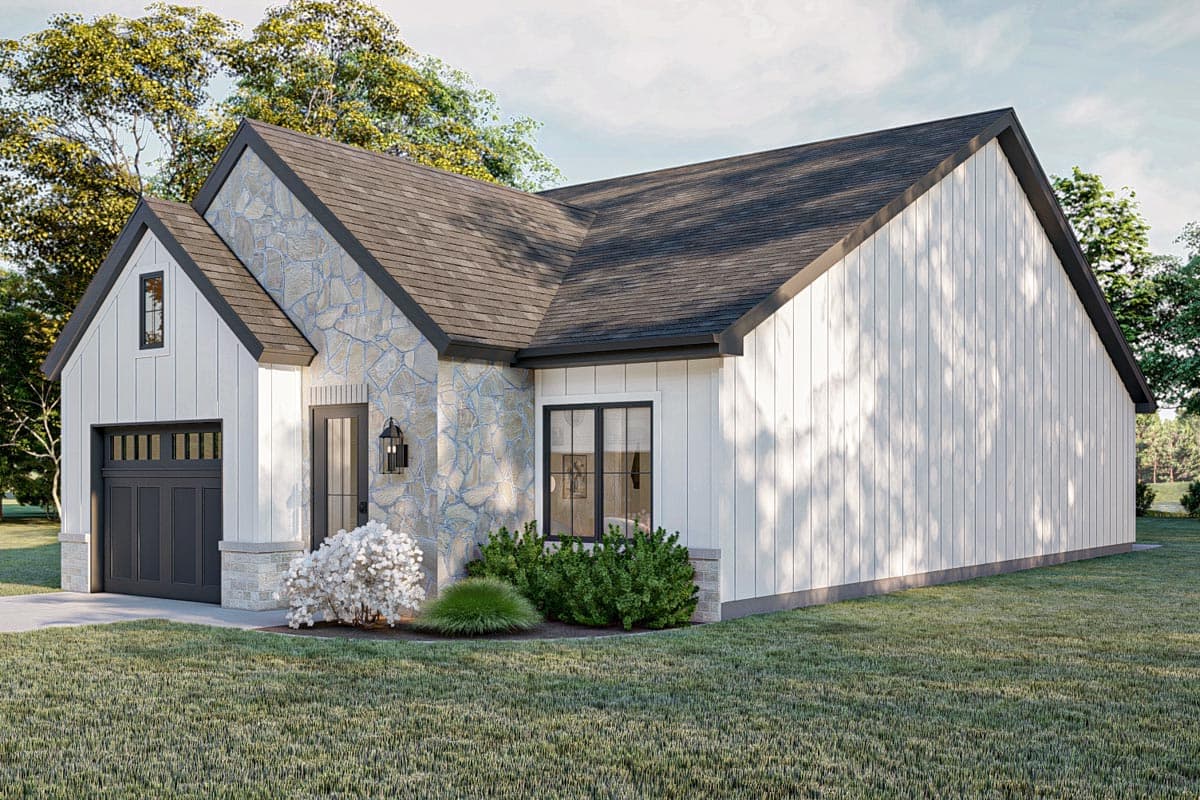 Plan 623214DJ: 2 Bedroom Modern Cottage Under 1250 Square Feet - Image #11 - Cottage, Country, Craftsman, New American, Ranch