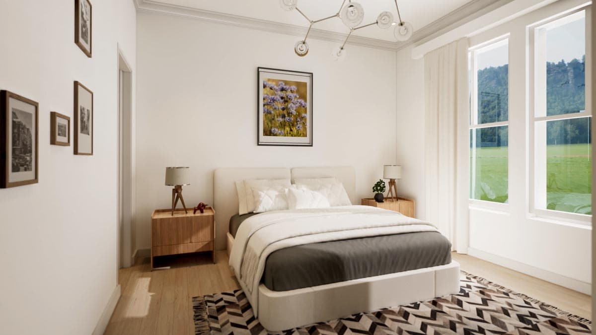 Plan 56535SM: 4-Bed Modern Farmhouse with Vaulted Great Room and Outdoor Fireplace - 2841 Sq Ft - Image #23 - Country, Modern Farmhouse, New American, Traditional