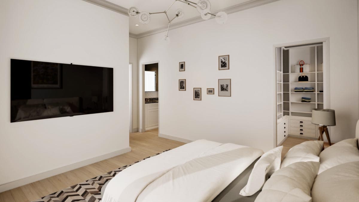 Plan 56535SM: 4-Bed Modern Farmhouse with Vaulted Great Room and Outdoor Fireplace - 2841 Sq Ft - Image #24 - Country, Modern Farmhouse, New American, Traditional