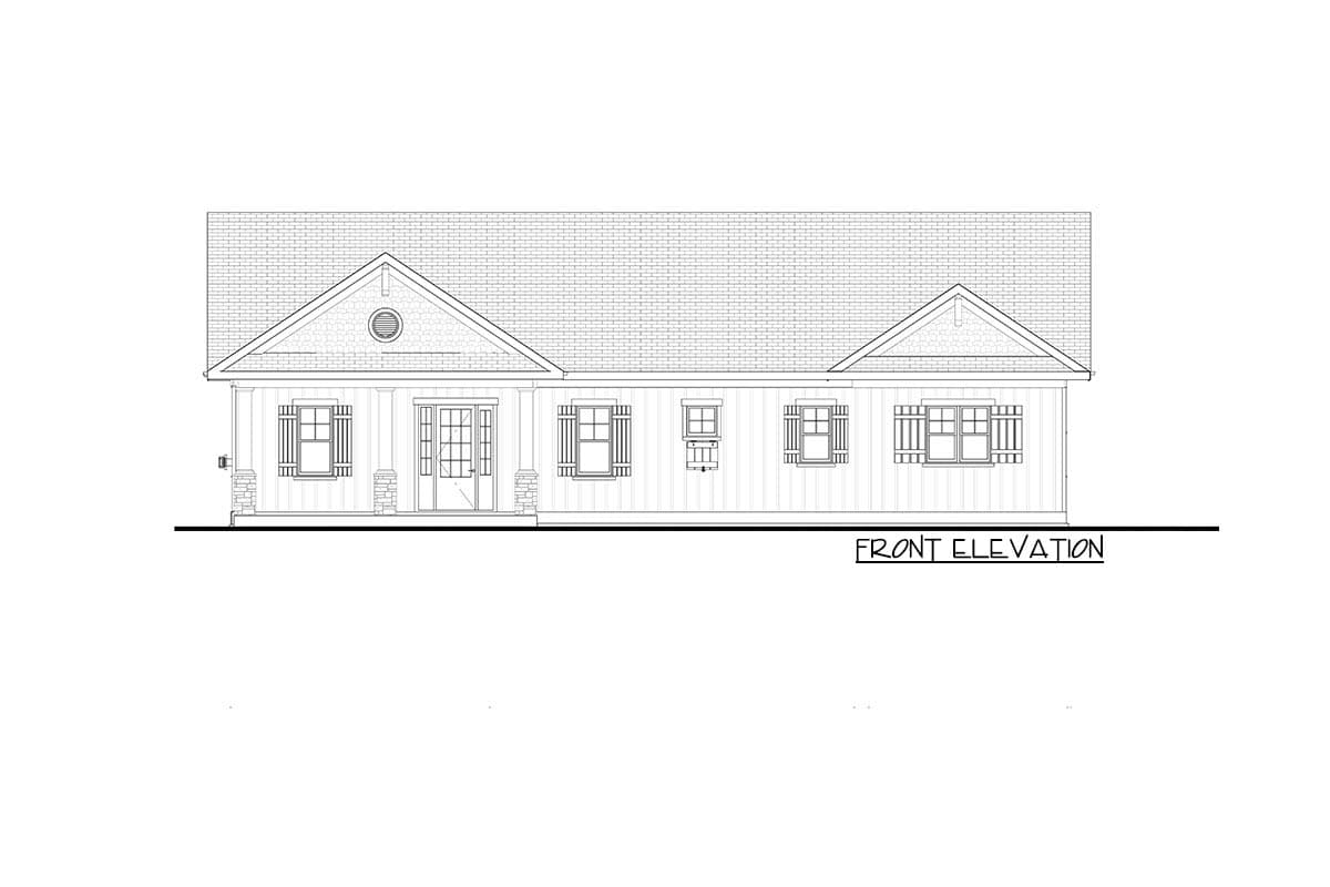 Plan 871030JEN: Craftsman Lake House Plan with Detached 2-Car Garage and Great Outdoor Living Spaces - Image #17 - Country, Craftsman, Mountain, Ranch