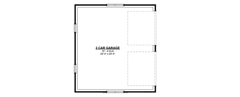 Plan 871030JEN: Craftsman Lake House Plan with Detached 2-Car Garage and Great Outdoor Living Spaces - Floor Plan - 2-Car Detached Garage - Country, Craftsman, Mountain, Ranch