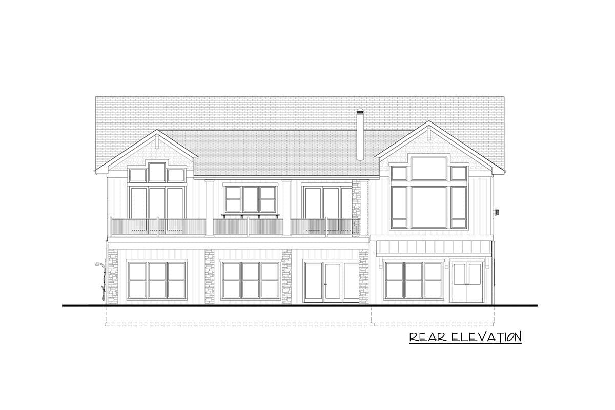 Plan 871030JEN: Craftsman Lake House Plan with Detached 2-Car Garage and Great Outdoor Living Spaces - Image #19 - Country, Craftsman, Mountain, Ranch