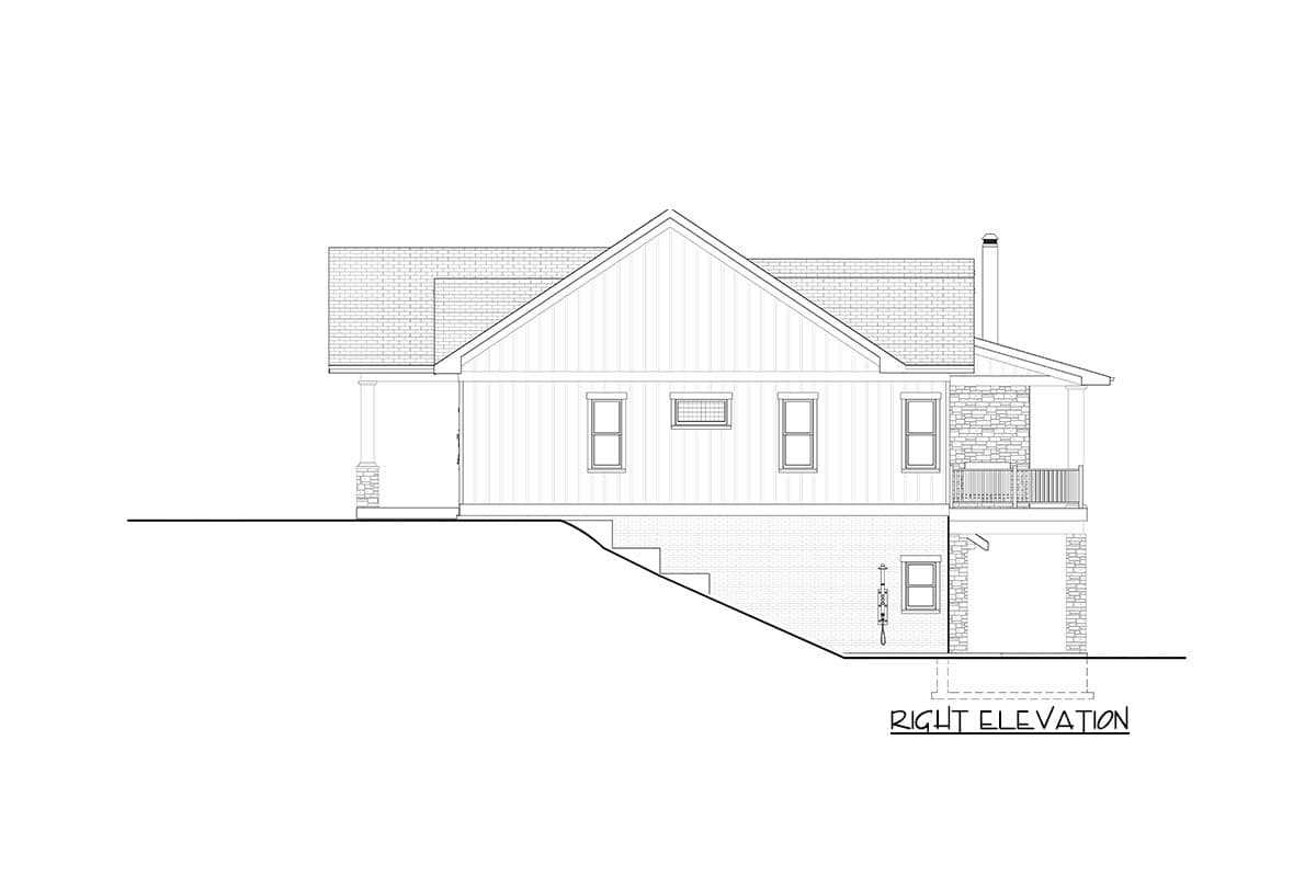 Plan 871030JEN: Craftsman Lake House Plan with Detached 2-Car Garage and Great Outdoor Living Spaces - Image #20 - Country, Craftsman, Mountain, Ranch
