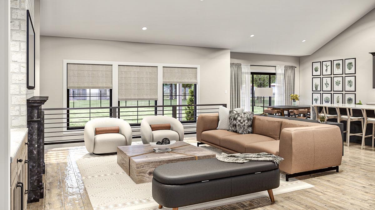 Plan 623215DJ: Expandable Modern Ranch House Plan with 3 Beds Under 2300 Square Feet - Image #7 - Country, Modern Farmhouse, New American, Ranch, Transitional