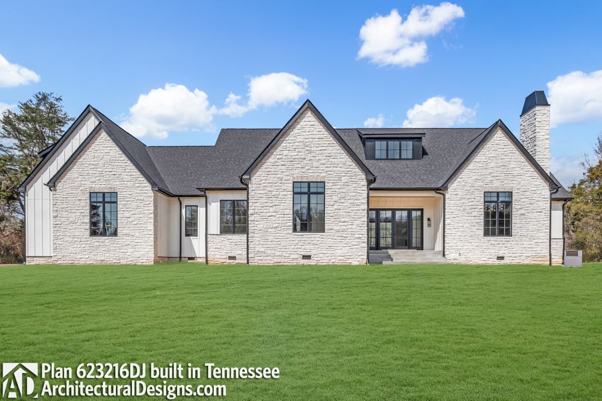 build gallery item - Transitional European House Plan 623216DJ Comes to Life in Tennessee