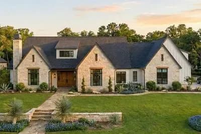 3-Bed Transitional European House Plan with Vaulted Dining Area - 2703 Sq Ft