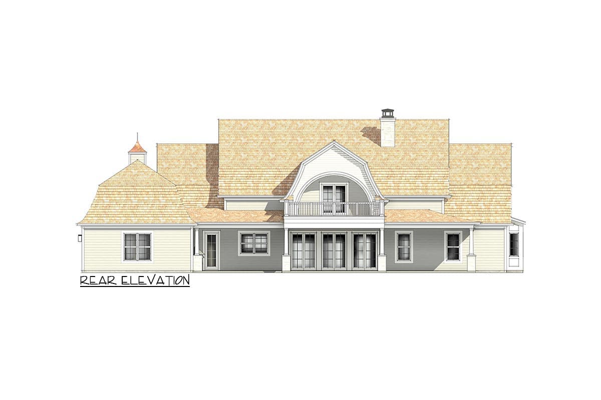 Plan 818046JSS: Country House Plan with Game Room and Rear Garage - Image #9 - Country, Craftsman, Traditional