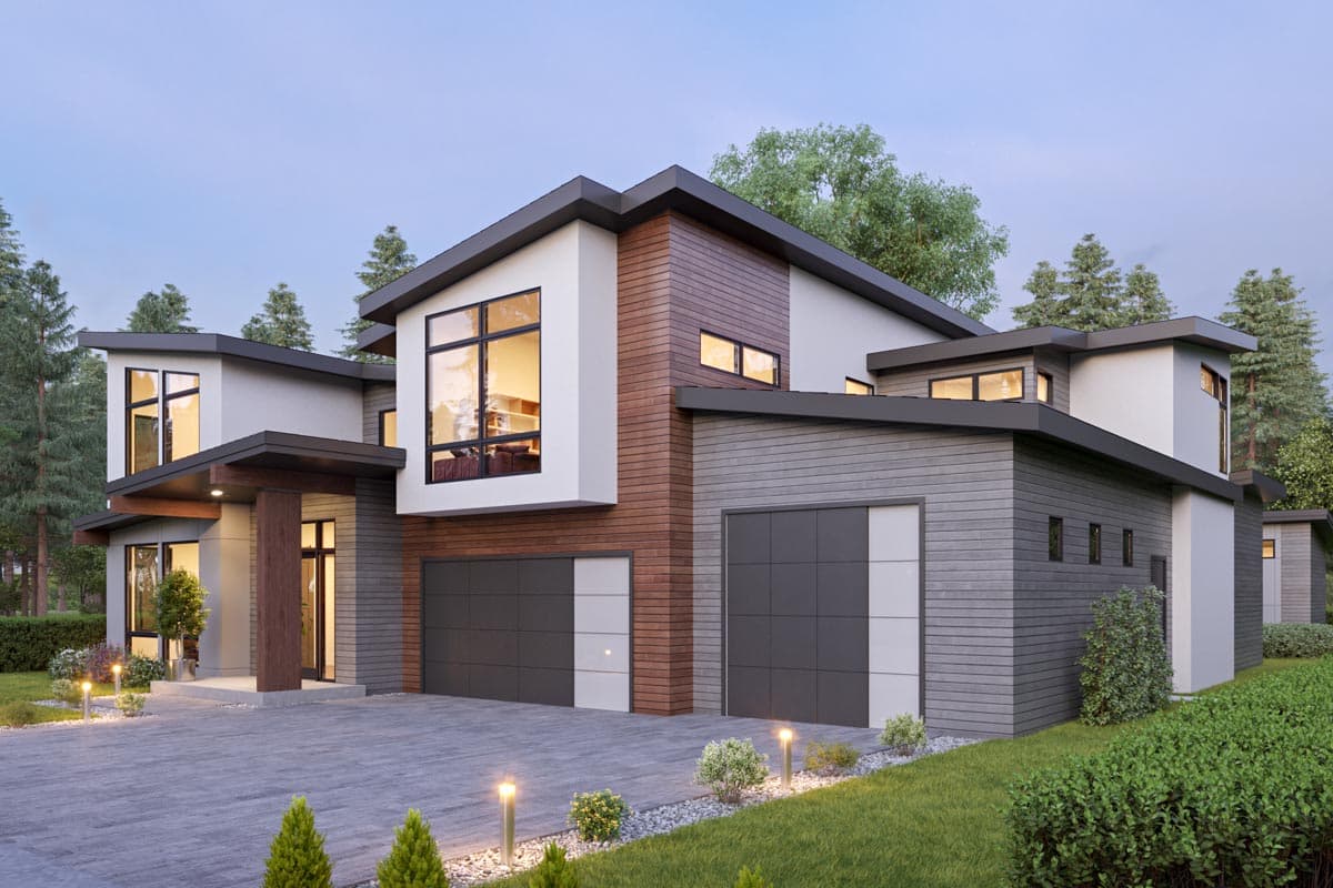 Plan 666195RAF: Modern Northwest Home Plan with Studio and Sauna - Image #4 - Contemporary, Modern, New American, Northwest, Prairie