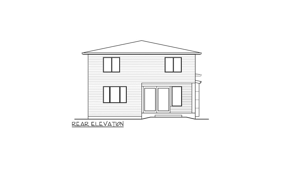 Plan 23069JD: Modern 4-Bed House Plan Under 3200 Square Feet with Drive-Under 2-Car Garage - Image #38 - Contemporary, Modern, Northwest