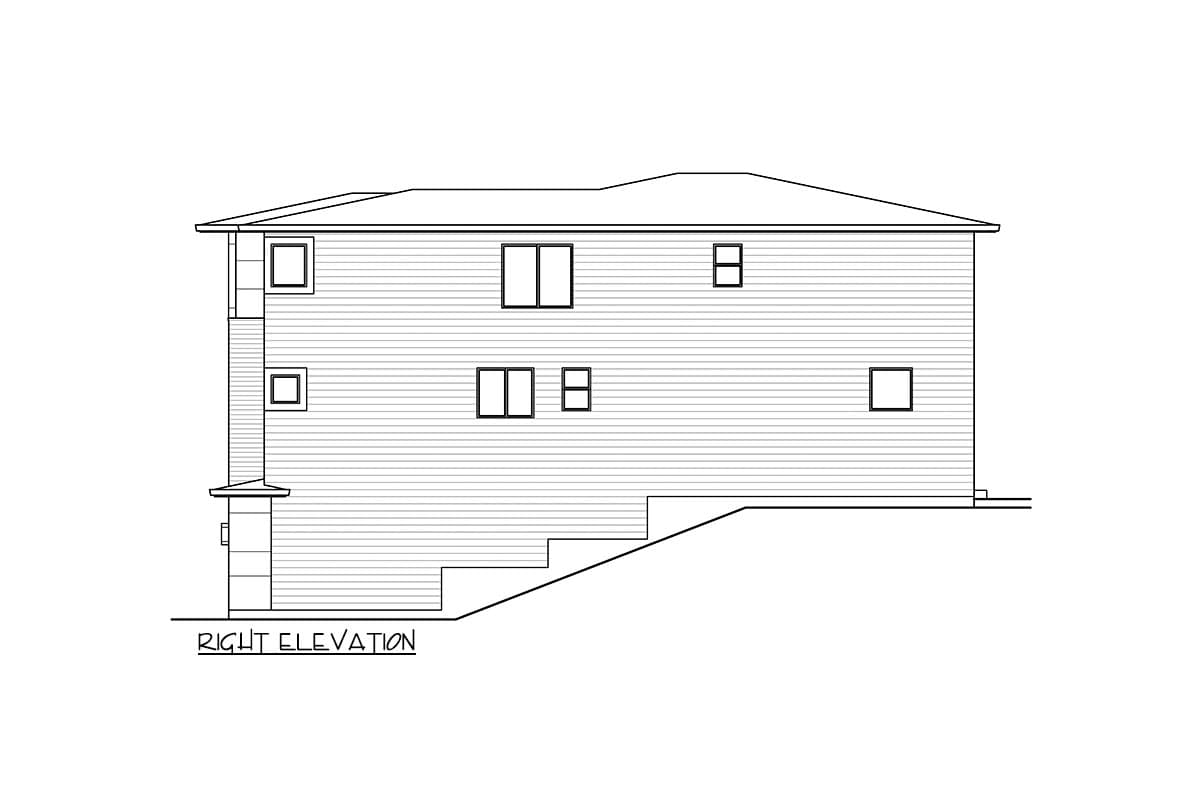 Plan 23069JD: Modern 4-Bed House Plan Under 3200 Square Feet with Drive-Under 2-Car Garage - Image #39 - Contemporary, Modern, Northwest