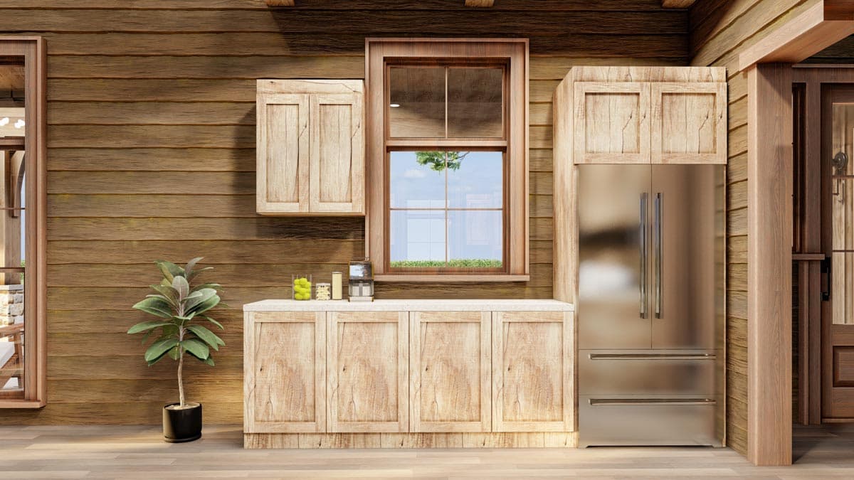 Plan 70844MK: Rustic Country Barn-Like House Plan with 4 Beds and a Screened Porch with Fireplace - Image #12 - Barndominium, Country, Farmhouse, Modern Farmhouse, Mountain, Rustic