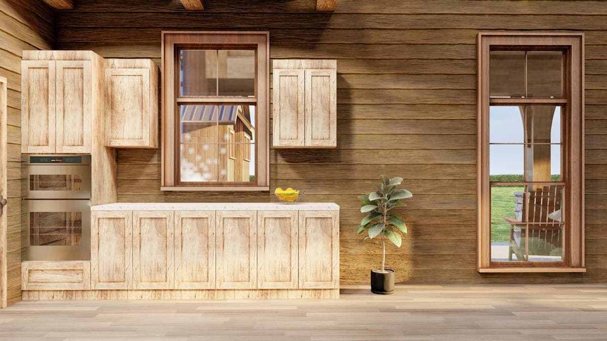 Plan 70844MK: Rustic Country Barn-Like House Plan with 4 Beds and a Screened Porch with Fireplace - Image #14 - Barndominium, Country, Farmhouse, Modern Farmhouse, Mountain, Rustic