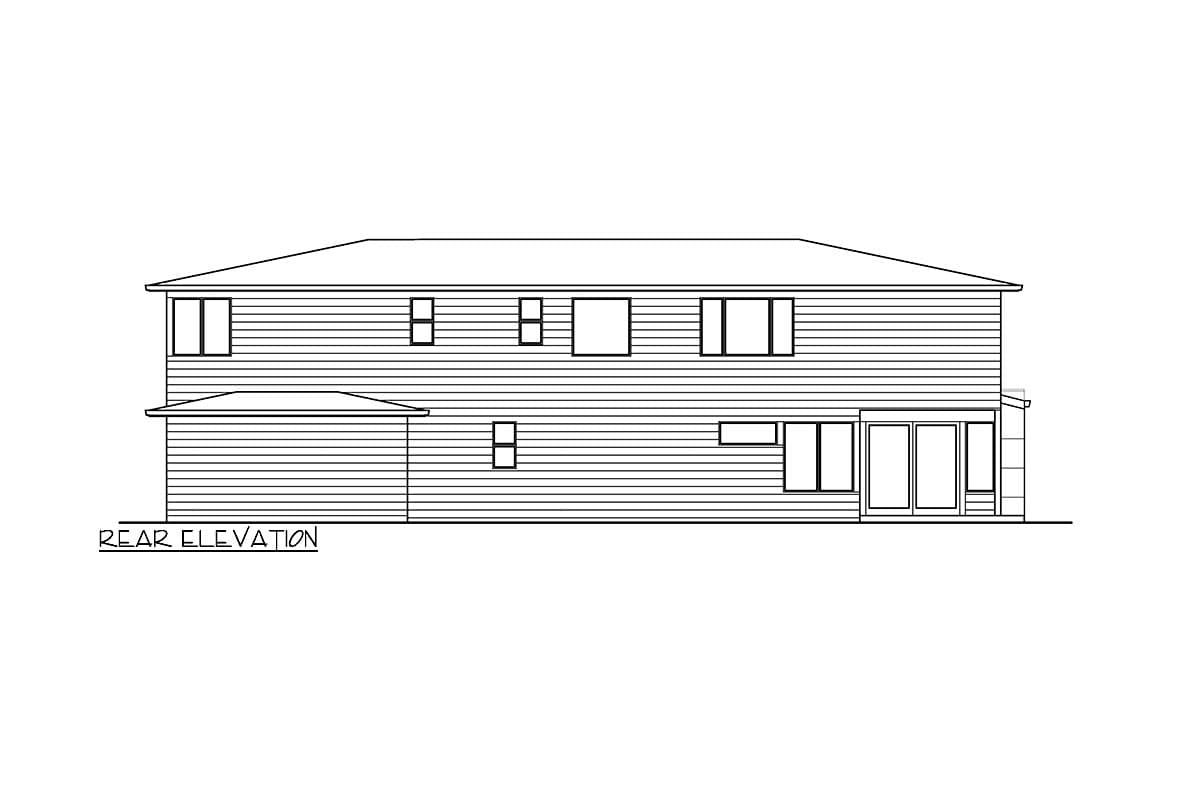 Plan 23101JD: 73-Foot Wide Modern House Plan Under 3800 Square Feet with Natural-Light Filled Second Floor - Image #40 - Contemporary, Mid Century Modern, Modern, Northwest