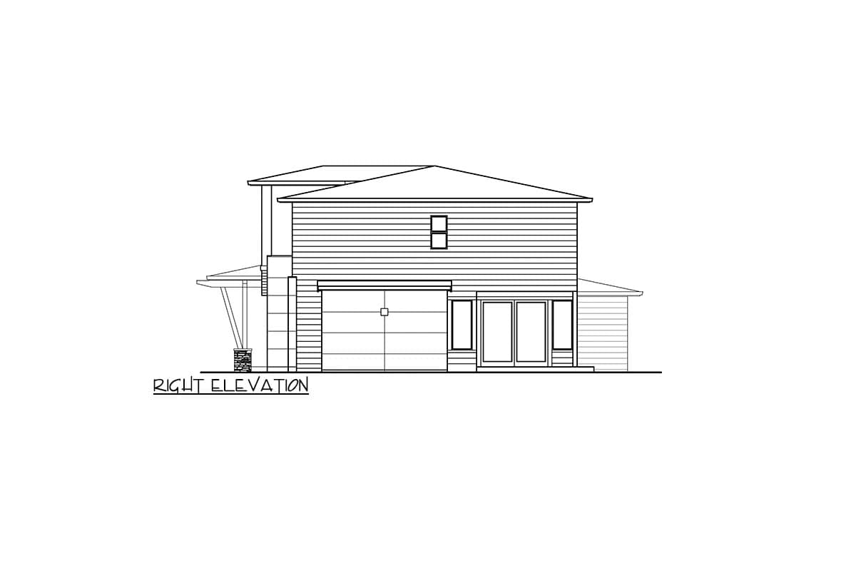 Plan 23101JD: 73-Foot Wide Modern House Plan Under 3800 Square Feet with Natural-Light Filled Second Floor - Image #41 - Contemporary, Mid Century Modern, Modern, Northwest