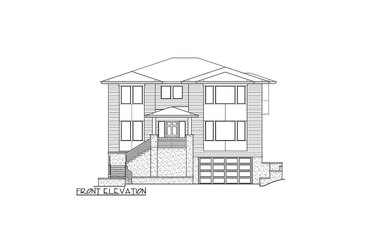 Plan 23289JD: 5-Bed Modern Northwest Home Plan with Ground-level Garage - Image #26 - Contemporary, Mid Century Modern, Modern, Northwest