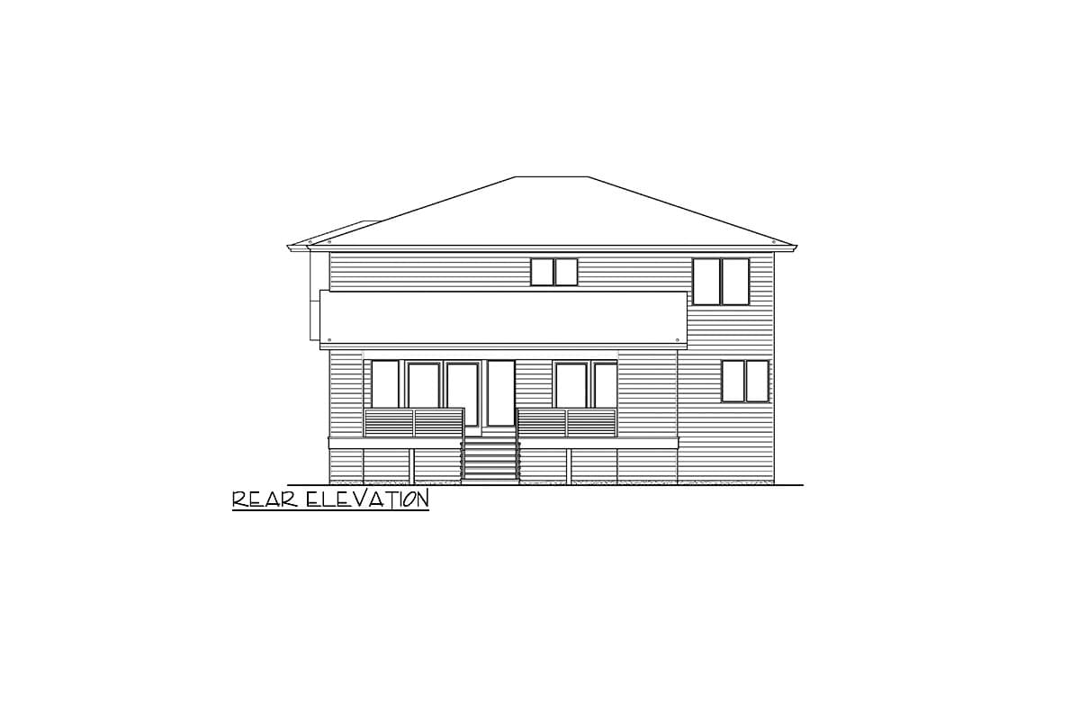 Plan 23289JD: 5-Bed Modern Northwest Home Plan with Ground-level Garage - Image #28 - Contemporary, Mid Century Modern, Modern, Northwest