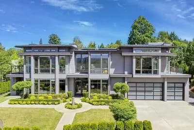 Contemporary Mid-Century Modern House Plan with Office and Media Room - 5667 Sq Ft
