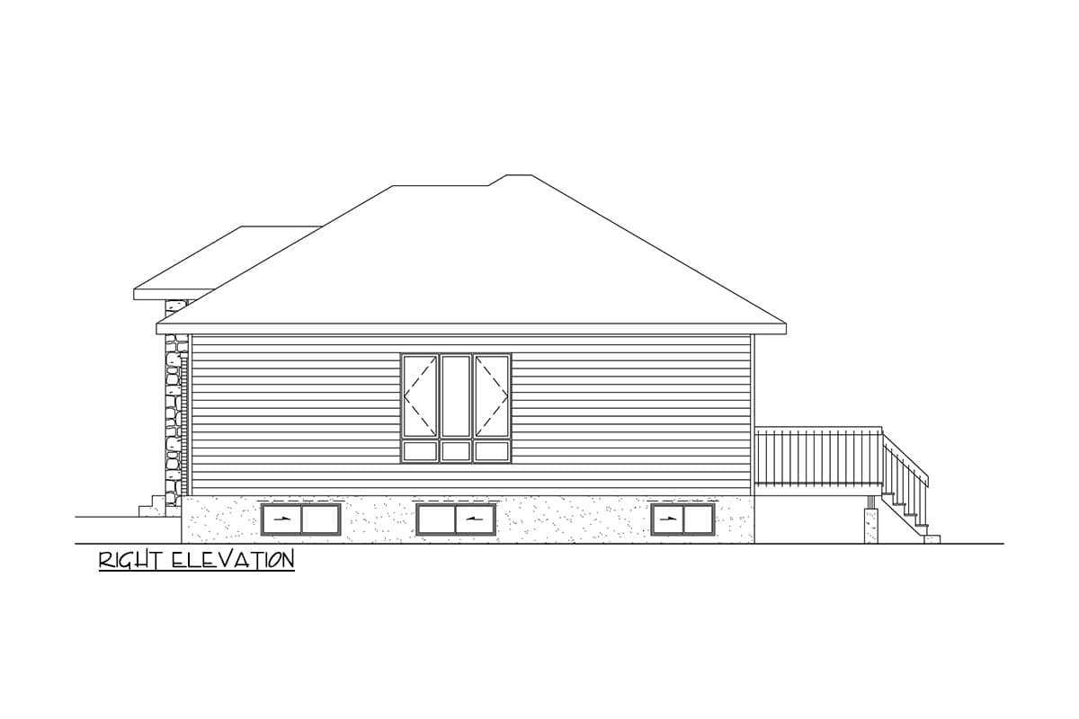 Plan 80993PM: 28-Foot-Wide Urban Bungalow Under 1900 Square Feet - Image #4 - Bungalow, Contemporary, Northwest