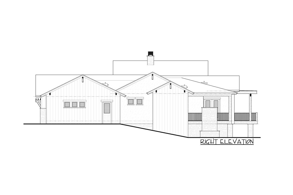 Plan 95197RW: Modern Farmhouse Plan Under 2600 Square Feet with Optionally Finished Lower Level - Image #9 - Country, Farmhouse, Modern Farmhouse, Mountain, New American, Ranch