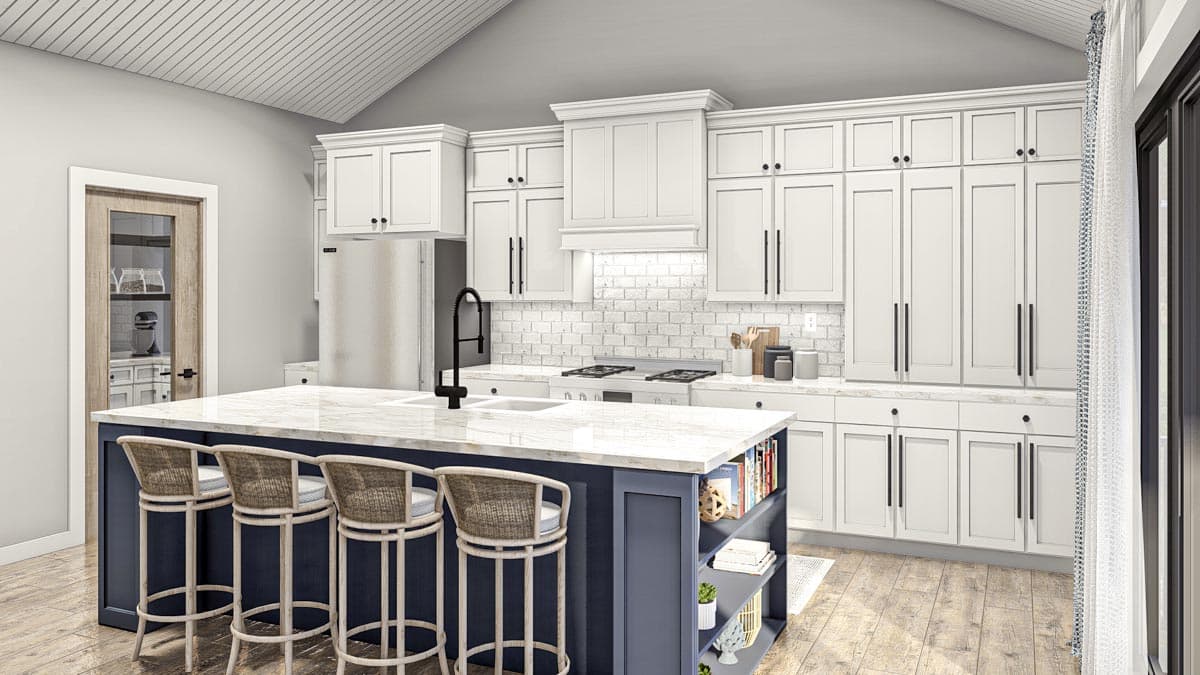Plan 623217DJ: 2100 Square Foot 3-Bed Country Home Plan with Lower Level Expansion Possibilities - Image #8 - Country, Farmhouse, Traditional