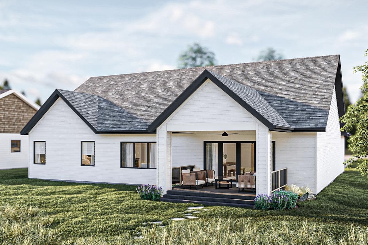 Plan 623217DJ: 2100 Square Foot 3-Bed Country Home Plan with Lower Level Expansion Possibilities - Image #13 - Country, Farmhouse, Traditional