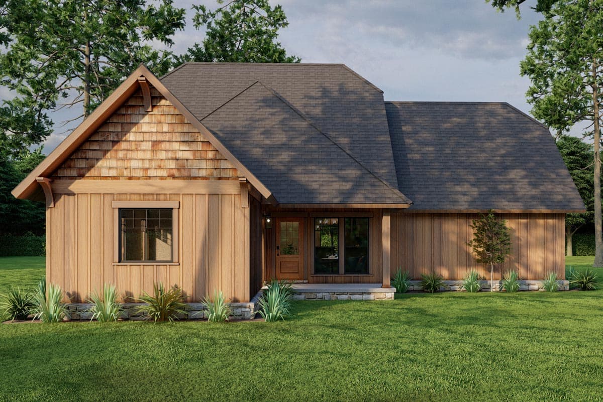 Plan 5914ND: 3 Bed House Plan Under 2000 Square Feet with Rustic Exterior and Bonus Expansion - Image #14 - Cabin, Country, Craftsman, Rustic, Traditional