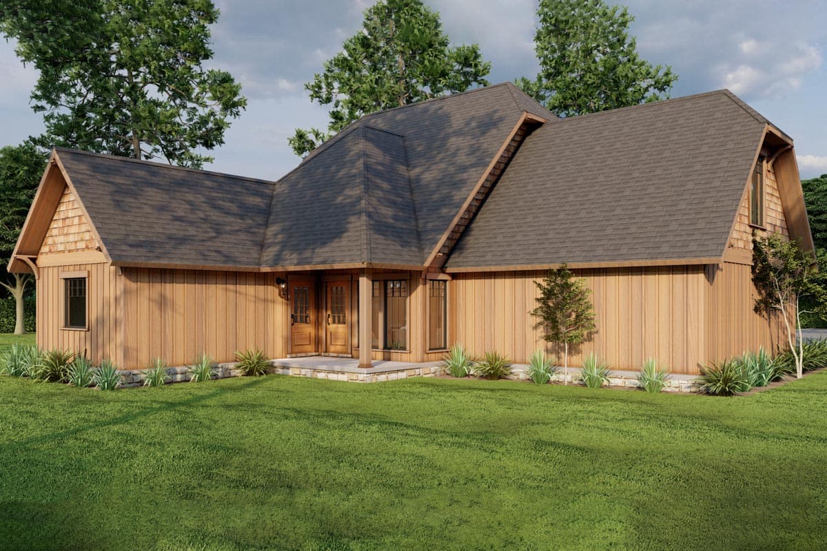 Plan 5914ND: 3 Bed House Plan Under 2000 Square Feet with Rustic Exterior and Bonus Expansion - Image #15 - Cabin, Country, Craftsman, Rustic, Traditional