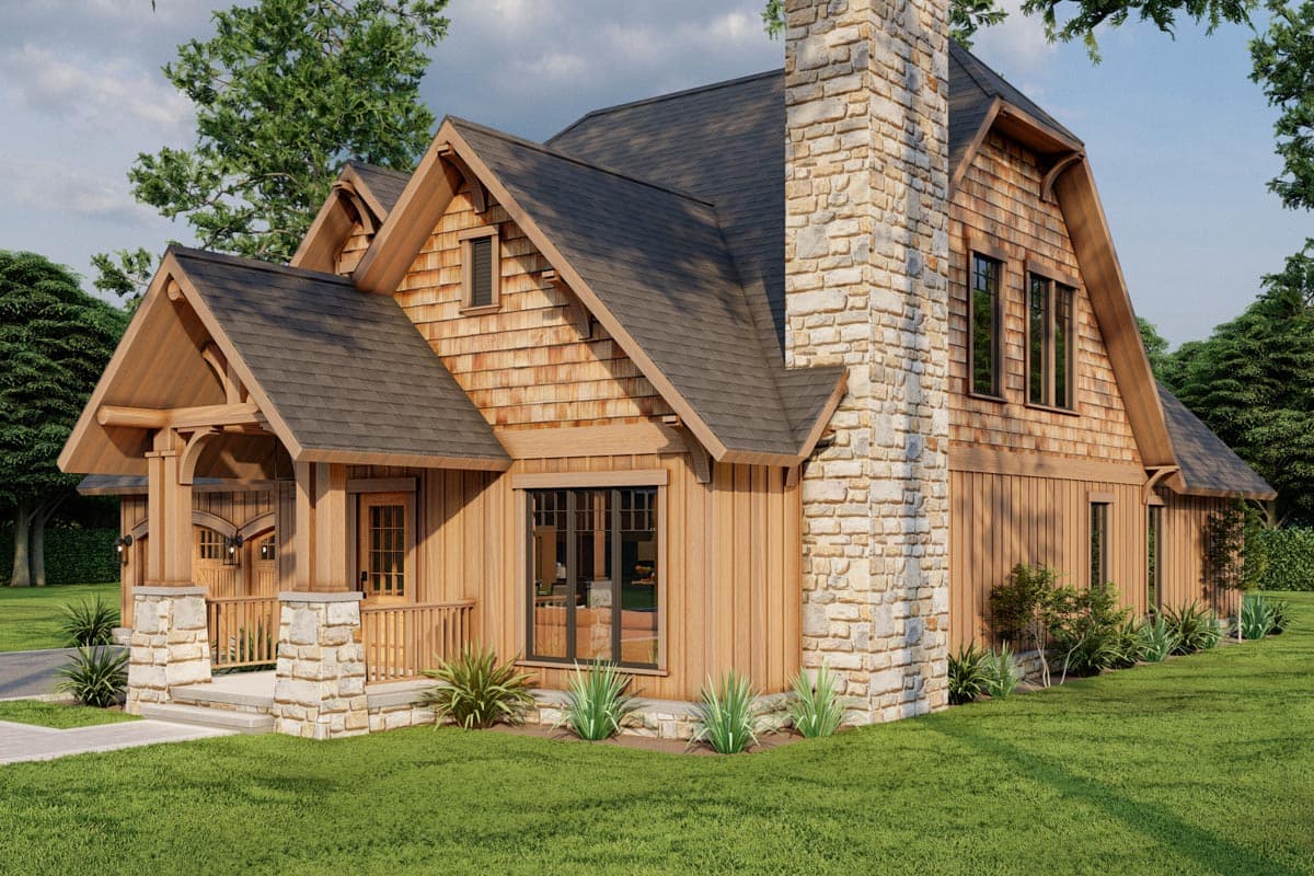 Plan 5914ND: 3 Bed House Plan Under 2000 Square Feet with Rustic Exterior and Bonus Expansion - Image #18 - Cabin, Country, Craftsman, Rustic, Traditional