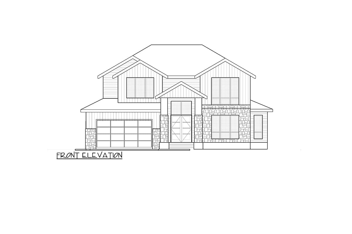Plan 666197RAF: Over 4,100 Square Foot Modern Northwest Home Plan with Flex Space and Formal Dining Room - Image #37 - Contemporary, Modern, New American, Northwest, Transitional