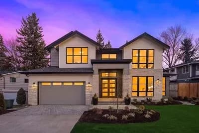 Over 4,100 Square Foot Modern Northwest Home Plan with Flex Space and Formal Dining Room