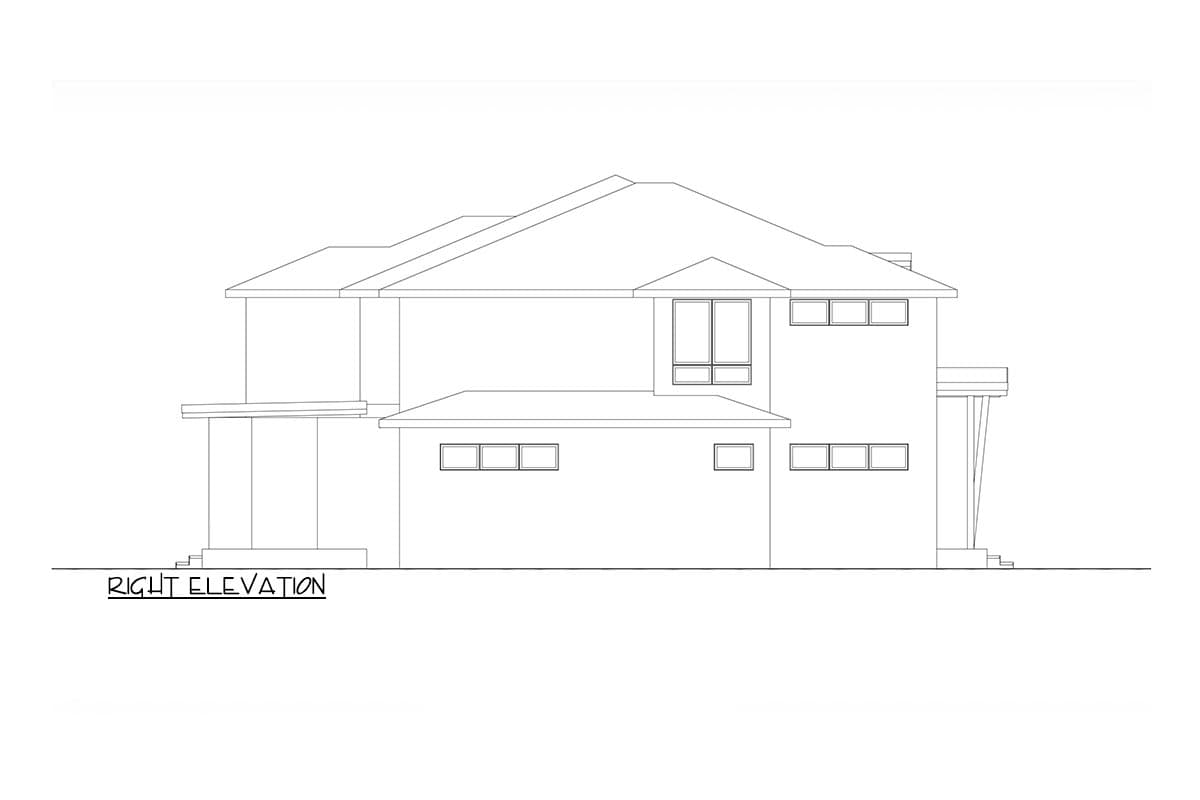 Plan 666202RAF: Modern Northwest House Plan with Over 4,000 Square Feet of Living Space - Image #8 - Contemporary, Mid Century Modern, Modern, Northwest