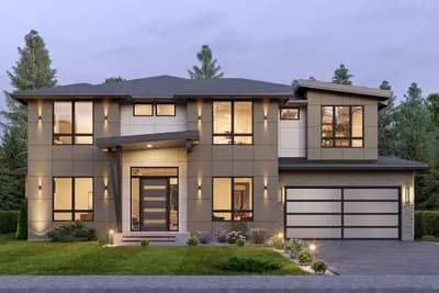 Modern Northwest House Plan with Over 4,000 Square Feet of Living Space