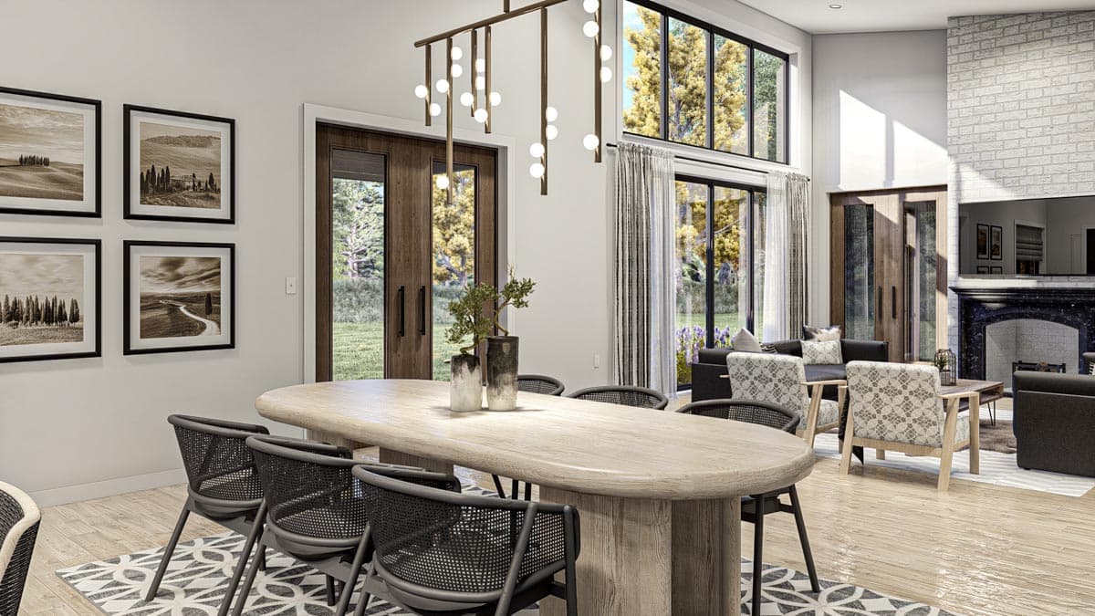 Plan 623220DJ: Luxurious and Comfortable 1900 Square Foot 3-Bed Barndominium-Style House Plan - Image #5 - Barndominium, Country, Modern, Mountain, New American, Rustic