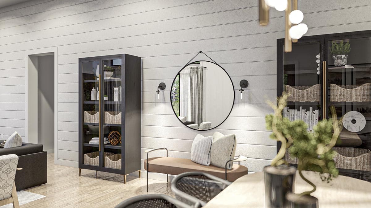 Plan 623220DJ: Luxurious and Comfortable 1900 Square Foot 3-Bed Barndominium-Style House Plan - Image #9 - Barndominium, Country, Modern, Mountain, New American, Rustic