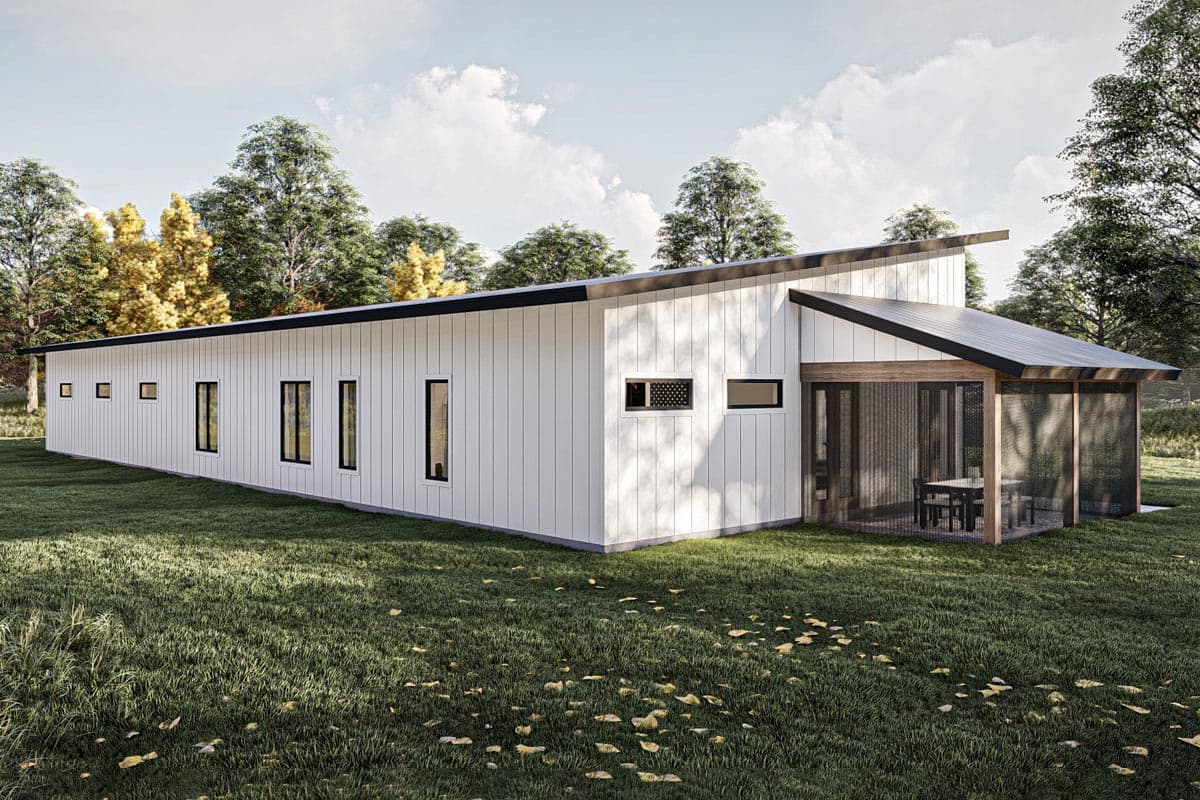 Plan 623220DJ: Luxurious and Comfortable 1900 Square Foot 3-Bed Barndominium-Style House Plan - Image #13 - Barndominium, Country, Modern, Mountain, New American, Rustic