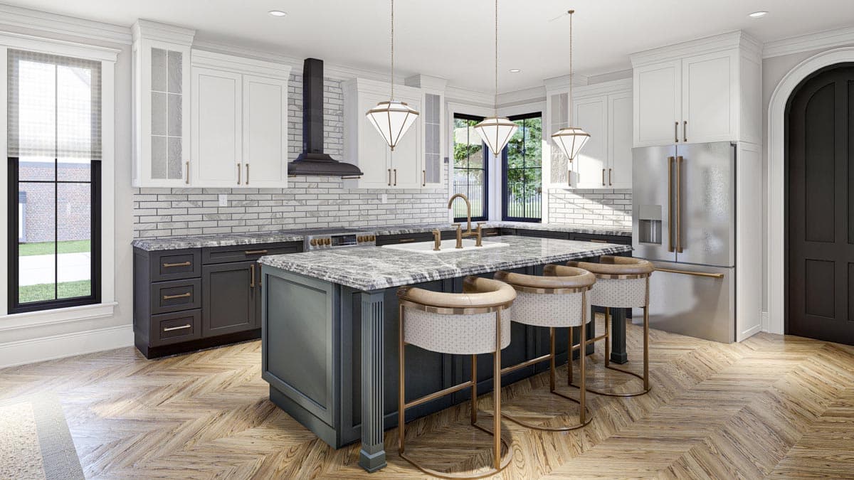 Plan 623221DJ: Contemporary Victorian-Style House Plan Under 2500 Square Feet with 3 Bedrooms - Image #13 - Contemporary, Country, Traditional, Transitional, Victorian